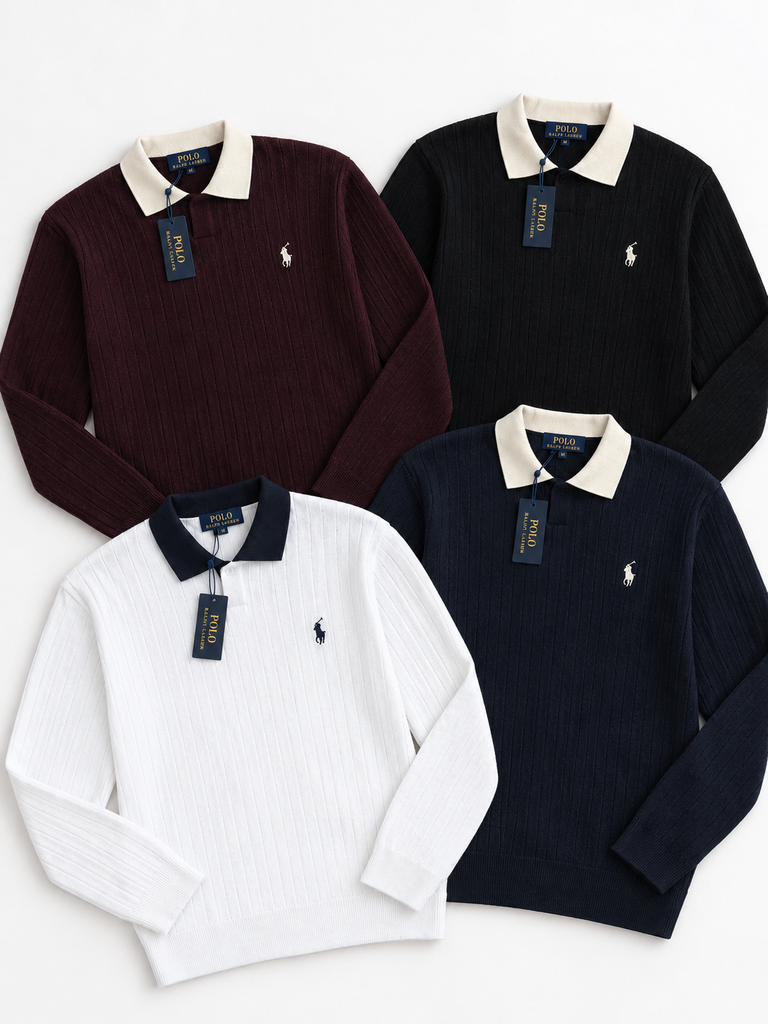 Rib-Knit Polo Ralph Lauren Sweater